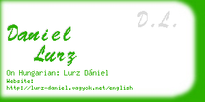 daniel lurz business card
